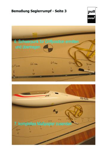 Bemassung Rumpftaschen